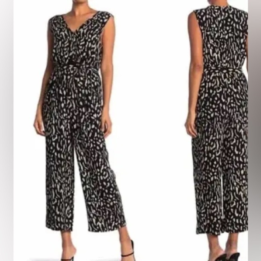 Rails Black Irene Printed Sleeveless Jumpsuit - Picture 2 of 3